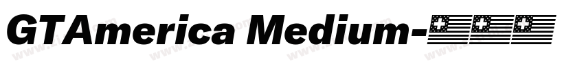 GTAmerica Medium字体转换